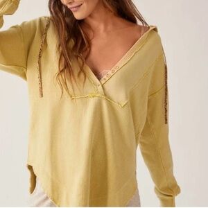 Pilcro Yellow Tunic Top